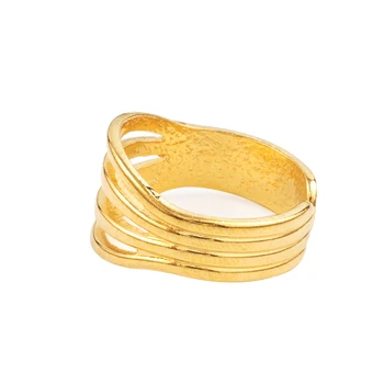 Ethlyn nemokamai dydžio Aukso Spalvos Žiedų Aukštos Kokybės Unisex Juvelyrikos Didmeninės /mažmeninės prekybos Klasikinis Vestuvių Prekės paprastas Žiedas R39