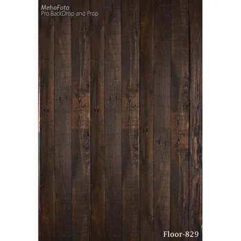 Fotografija backdrops Medienos grūdų sukibimas su mediena, plytų sienos, tapetai fotostudija Grindų-829