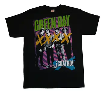 GREEN DAY - Band - T SHIRT S-M-L-XL-2XL Brand New - Oficialius Marškinėlius Vasaros trumpomis Rankovėmis, Medvilnės Mados t Shirts