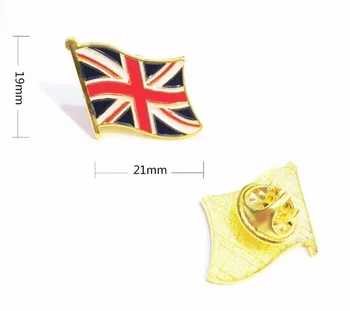 Gamintojai, tiesiogiai parduodamų didžiosios Britanijos vėliava sagė geležinis lankas dažų ženklelis drabužių apykaklės pin