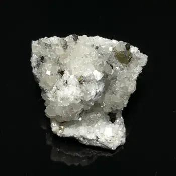 Gamtos kalcitas pyrite gothite mineralinių kristalų pavyzdys , Kinija Provincija, Kinija A2-1