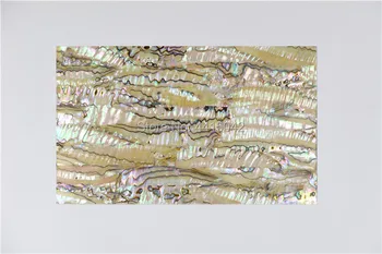 Geltonos spalvos akutė paua shell motina perlų mozaikos laminuota medienos ir muzikos instrumentų inlay 10 vnt./daug AL018