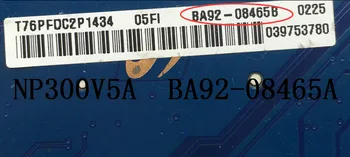 Geros kokybės Pagrindinės plokštės NP300V5A Samsung nešiojamas BA92-08465A BA92-08465B Išbandyti OK