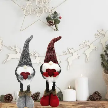 Gnome Figūrėlės Atostogų Dekoracija Dovanos Beveidis Aukštos Kokybės Kalėdų Lėlės 2021 Naujas Mielas Kalėdų Metus Rankų Darbo Kalėdų