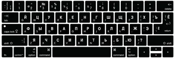 Italijos Japonijos korėjiečių, rusų, ispanų Abėcėlė Universalus Silikoninis Klaviatūros Viršelis Naujas Macbook Pro 13 15 su Jutiklinis Baras ID