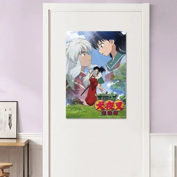 Japonų Anime Komiksų, Animacinių filmų Plakatą, Inuyasha Fotografinio Popieriaus Siena Lipdukas Baras, Kavinė Dekoratyvinis Dažymas 297mm x 420mm