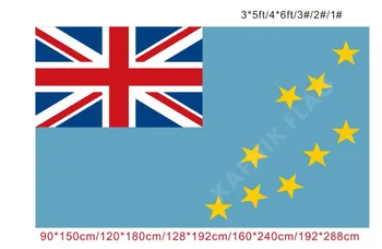 KAFNIK,nemokamas pristatymas 90x150cm/128*192cm/160*240cm/192*288cm didelių vėliavų Tuvalu Vėliava Patalpų Lauko Dekoratyviniai
