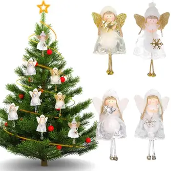 Kalėdinė Dekoracija Pakabučiai Kalėdų Medžio Kabo Ornamentu Puikus Angel Doll Pakabukas Kalėdų Amatų Namų Dekoro Vaikų Dovanų