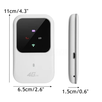 Karšto Nešiojamų 4G LTE, WIFI Maršrutizatorių 150Mbps Judriojo Plačiajuosčio ryšio prieigos tašku SIM Atrakinta Wifi Modemas 2.4 G Bevielio Maršrutizatoriaus