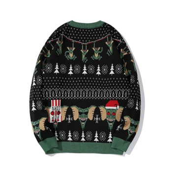 Karšto Pardavimo Kalėdų Mens Prarasti Apvalios Kaklo Megztinis Pora Megztiniai Mados Vyrai Ilgomis Rankovėmis Outwear