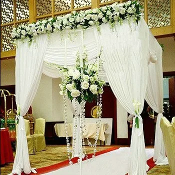 Karšto populiariausi individualų spalvos kvadratą baldakimu/chuppah/pavėsinė su draperija grobis, vestuvių papuošimas ,vestuvių nori