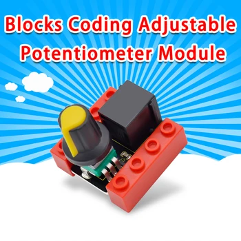 Kidsbits Blokų Kodavimas Reguliuojamas Potenciometras Jutiklio Modulis greičio reguliatorius su jungikliu potenciometras Už KAMIENINIŲ Arduino