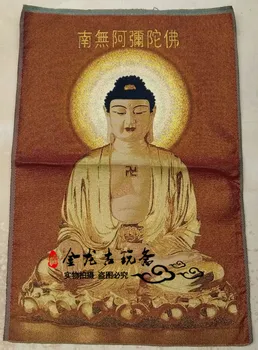 Kinija metai Tibete šilko Thangka kaip kabo tapybos fengshui Buda portretas