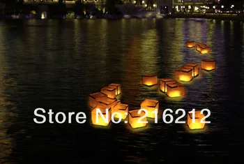 Kinijos žibintų Plaukiojantis vandens žibintai, norinčių vandens Upės popieriaus žvakių šviesos