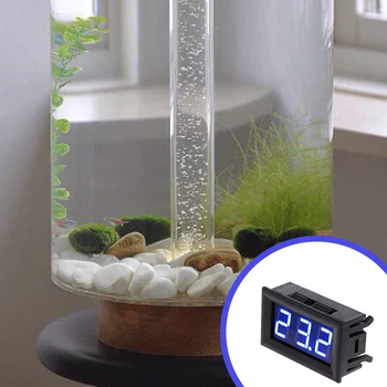 LCD Skaitmeninis Termometras Jutiklis Nešiojamų Patalpų Termometras su Drėgmėmačiu Gabaritas Šaldytuvas Akvariumas Ekranas Drėgmės Jutiklis