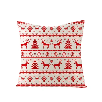 Lininė Pagalvėlė padengti Kalėdinis Namų dekoras, interjero, Miegamojo lova Pagalvės užvalkalą asmeninį dovanų rudenį pagalvės, dekoratyvinės pagalvėlės apima 45x45