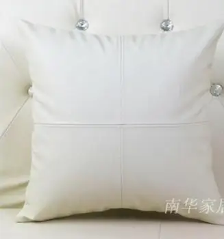 Litchi stiliaus PU odos sofos pagalvėlė padengti dekoratyvinių pu mesti užvalkalas juosmens pagalvę padengti už nugaros pagalvėlės