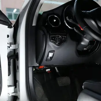 Mercedes Benz C Klasės W205 GLC Klasės X253-2019 Minkštas Anglies Pluošto Automobilių Elektroninis rankinis Stabdis Rėmo Apdaila