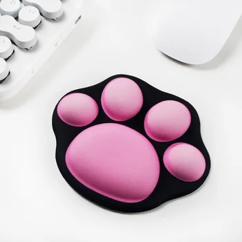 Mielas katės letena mažų rankinių padas pelės padas pelės vertus trinkelėmis animacinių filmų kūrybos mielas silikono office vertus pagalvė minkšta