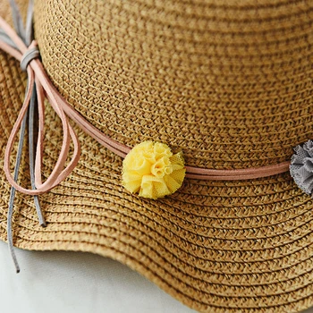 Mingjiebihuo Vasaros nauja mada vaikų apsaugos nuo saulės sun skrybėlę paplūdimio baby hats akių šiaudų skrybėlę berniukai kietas kvėpuojantis šiaudų skrybėlę