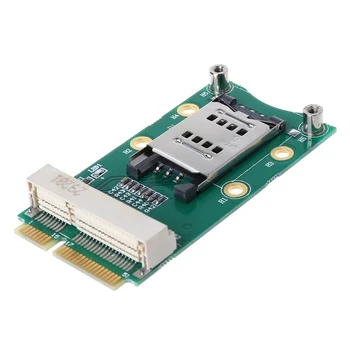 Mini PCI-E Adapterį su SIM Card Slot 3G/4G WWAN LTE, GPS Kortelių Mini PCI-e Adapterį