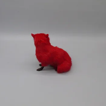 Modeliavimo Raudonos Lapės Kūrybos Namų Puošybai Fotografijos Rekvizitai Vaikų Pažinimo Žaislai, Przyczajony Lapės Pliušas Gyvūnams Lėlės
