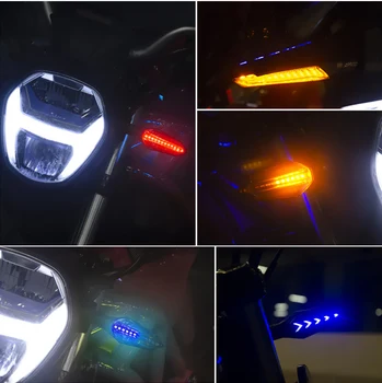 Motociklo LED Posūkio Signalo Intermitentes Moto Honda cbr 1000rr KTM 790 nuotykių Yamaha pw50 Yamaha yz 250 Kawasaki er5