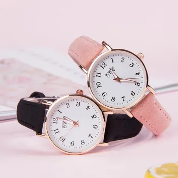 NAUJOS Žiūrėti Moterų Mados Atsitiktinis Odos Diržas Dirželis Laikrodžiai Paprasta Populiarus Ponios Kvarcinis Laikrodis Suknelė Laikrodžiai Reloj mujer#1228