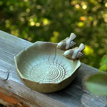 Namo apdaila keramikos paukščių puodą kūrybos namų vaisių dėklas paukščių lesyklėlę gali būti naudojamas kaip patiekalas kambarį apdaila LB60915