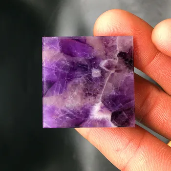 Natūralus kvarco kristalas gydymo svajinga violetinė crystal piramidės