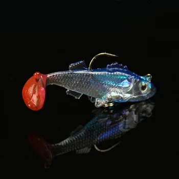 Naujas, 6 cm, 1 VNT Super Kaina žvejybos reikmenys 3D akis Minnow žvejybos masalas žvejybos masalas