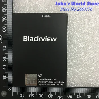 Naujas Originalus Blackview A7 2800mAh Li-ion Atsarginę Bateriją Blackview A7 pro Atsarginį Pakeitimo Aksesuaras Akumuliatoriai, naudojami Blackview