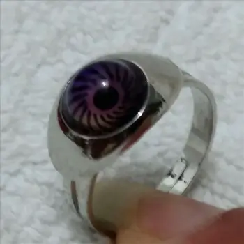 Naujas mados Aukštos kokybės pelėda gyvūnų magija akys nuotaikos žiedas pakeisti spalvą žiedas reguliuojamas žiedas