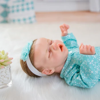 Naujoji Minkšto Silikono Bebe Lėlės Reborn Baby Girl Nustatyti Kalėdų Dovana Neborn Kūdikių