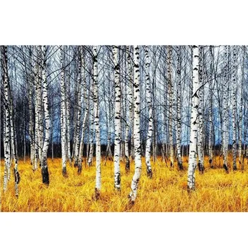 Naujos kraštovaizdžio sienos kabo dekoratyvinis siuvinėjimas Psichodelinio Miško Medžių Audinio Dekoras Poliesteris, Užuolaidos Plius Ilgo Stalo Dangtis