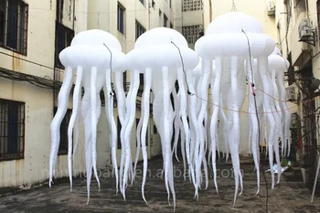 Nemokamai vežimo ilgis 3.2 m pripučiami dekoravimo medūzos balionas