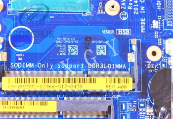 Nešiojamas Plokštė V25MC 0V25MC KN-0V25MC UŽ Dell Inspiron 5448 5548 Plokštė LA-B016P W i5-5200U cpu DDR3L Bandymo GERAI