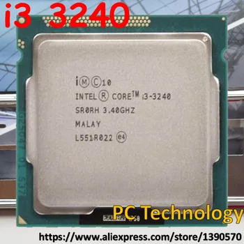 Originalus Intel i3-3240 i3 3240 CPU 3.4 GHz procesorius 3M LGA1155 55W darbalaukio Dual Core CPU Nemokamas pristatymas pristatymas per 1 dieną