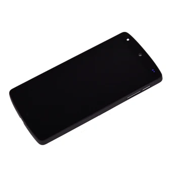 Originalus lcd LG Google Nexus 5 D820 D821 LCD Ekranas su Touch Ekrano ir Rėmo skaitmeninis keitiklis Surinkimas nemokamas pristatymas