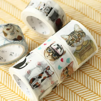 PASIDARYK pats apdailos scrapbooking planuotojas kvapų washi tape rilakkuma jiataihe kawaii Cute Kačių washi tape etiketė, lipdukas, raštinės reikmenys