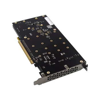 PCIE3.0 X16, 4-NVME M. 2 SDD Adapteris Didelės Spartos 32Gbps M. 2 Uostai, PCIe 3.0 X16 Vas Valdiklio plokštė KOMPIUTERIUI