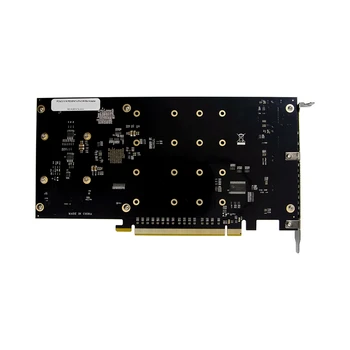 PCIE3.0 X16, 4-NVME M. 2 SDD Adapteris Didelės Spartos 32Gbps M. 2 Uostai, PCIe 3.0 X16 Vas Valdiklio plokštė KOMPIUTERIUI