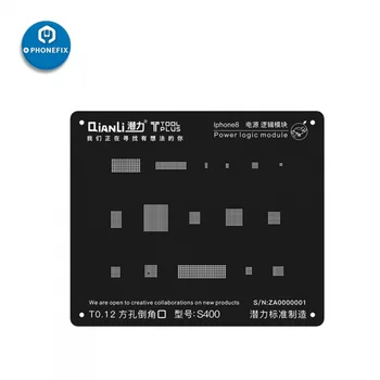 PHONEFIX QianLi iBlack 3D BGA Reballing Trafaretas Galios Logika IC Žetonų Remonto Įrankį, skirtą 