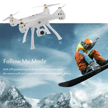 Papildomų 3Pcs Drone Baterija 5G GPS Sekite Mane Supa Režimą WIFI FPV RC Drone su 1080P Arba 720P HD Kamera Aukščio Laikyti Drone Žaislai
