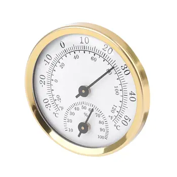 Patalpų Analoginis Termometras su Drėgmėmačiu Drėgmės, Temperatūros Indikatorius 58mm Namų