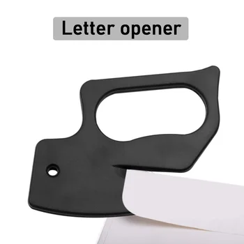 Plastikiniai Laišką Atidarytuvas Mini Aštrių Pašto Voką, Peilis Saugos Dokumentus Saugojo Cutter Blade Biuro Įranga