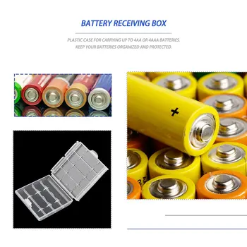 Plastiko Baterijos Laikymo Atveju AA AAA 18650 Baterija Nešiojamų Baterijų Laikiklis Dėžutė Didelių Pajėgumų Laikyti Sausai