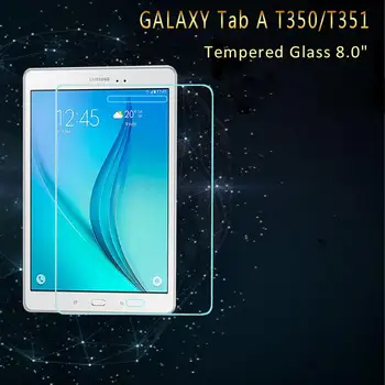 Premium HD Grūdintas Stiklas Samsung Galaxy TAB 8.0 T350 T351 T355 P350 P355 Screen Protector, Stabdžių Sudužti Apsauginės Plėvelės