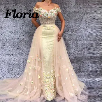 Putojantis Afrikos Couture Vakaro Suknelės 2018 Vestido de festa, arabų, turkų Oficialų Prom Dresses Kaftan Chalatai Gradientas Blizgučiai