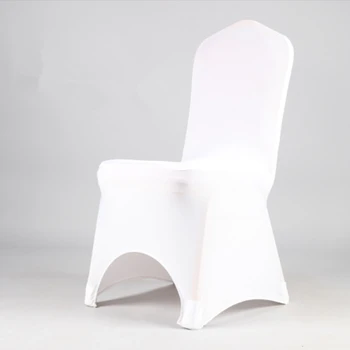 Rinkinys 6pcs Balta spandex Vestuvių Dekoravimas Spandex valgomasis vestuvių dekoravimo audinys varčias, restoranas, kėdžių dangose, ir lankai